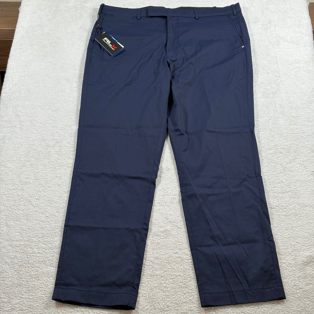 RLX Ralph Lauren Mens Tailored Fit Performance Golf Pants Navy Blue 38x32 NWT